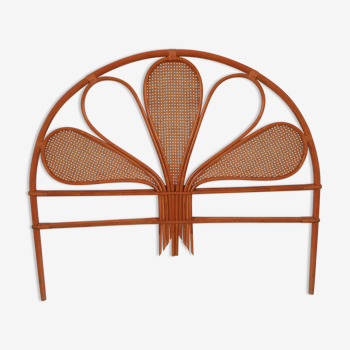 Headboard rattan and caning vintage