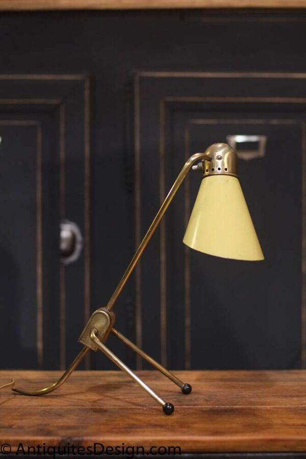 lampe vintage Jumo modele cocotte tres rare en laiton