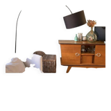 Vintage sideboard with compass legs