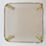 Retro Brass Nesting Tables,circa 1990's.