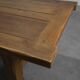 Brutalist Mid-century Oak Dining Table, Belgium 1960s