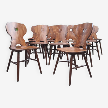 Lot 14 bistro chairs brasserie chalet mountain decoration