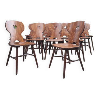 Lot 14 bistro chairs brasserie chalet mountain decoration