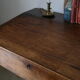 Old desk in walnut school master