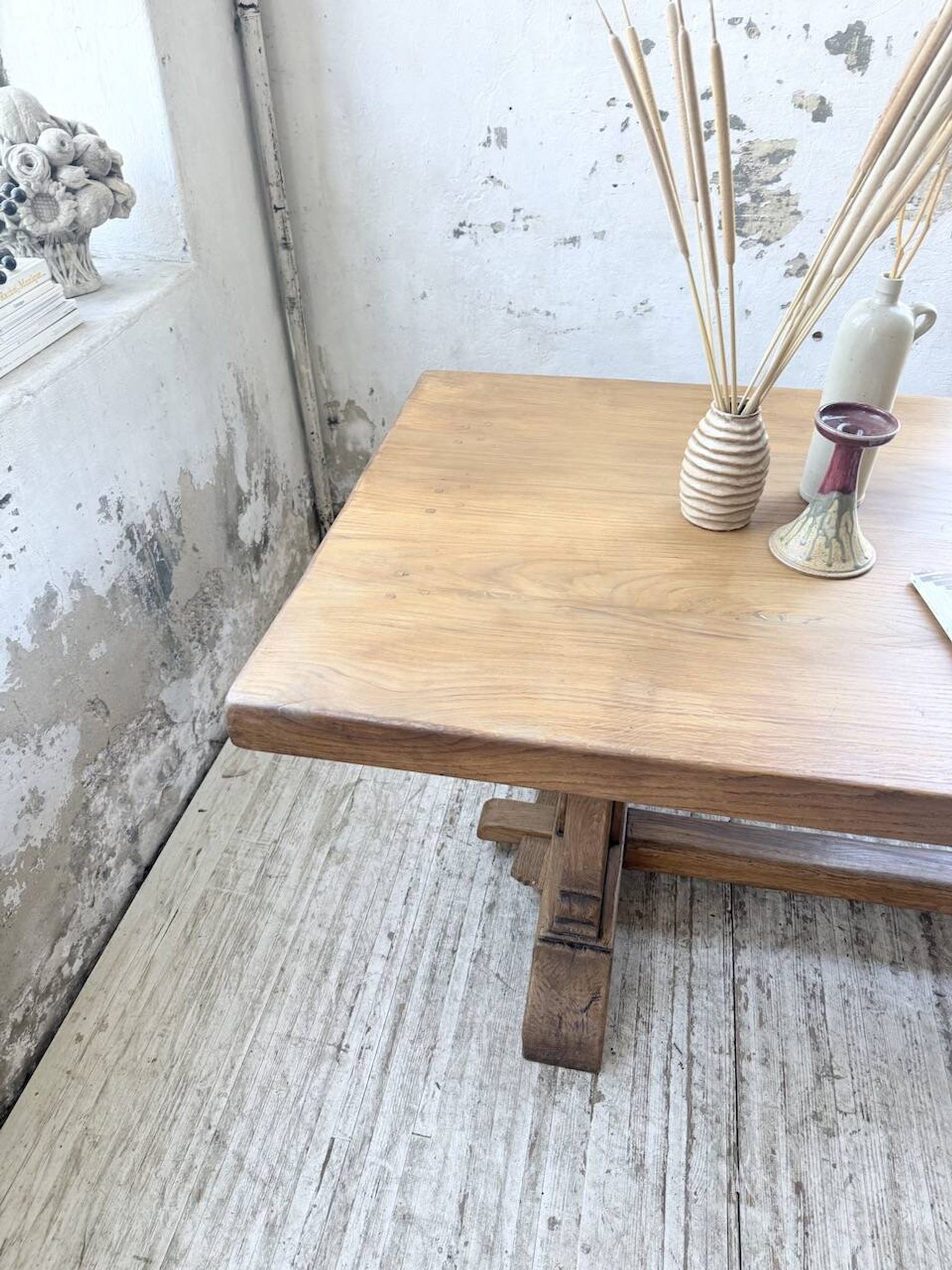 Table monastère chêne 1950 XXL
