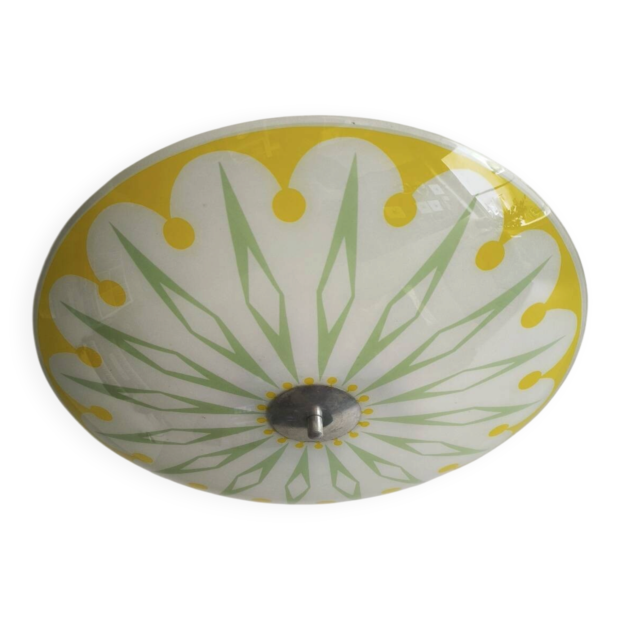 Vintage "saucoupe" suspension in opaline – New electrical system