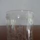 Baccarat crystal goblet model engraved with Baccarat initial "B" on frieze