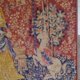 wool tapestry the lady and the unicorn