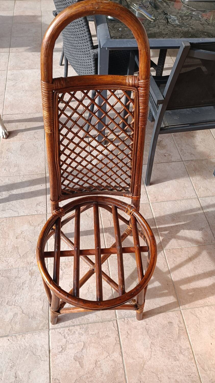 Rattan garden furniture
