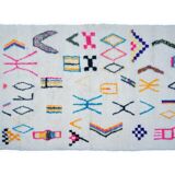 Tapis berbère coloré 203x154cm