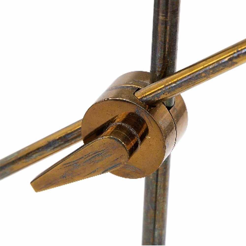 Brass floor lamp model THV376 by Thomas Valentiner