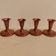Candlesticks made of copper, Danish design, estimated from the 60s.