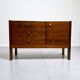 1978 - Modernist solid wood chest of drawers - France