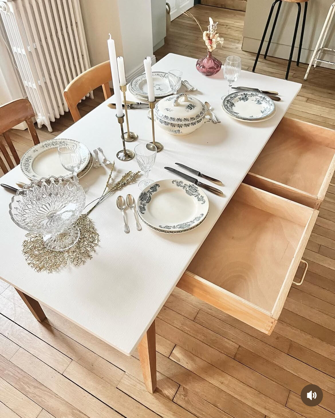 Vintage dining table