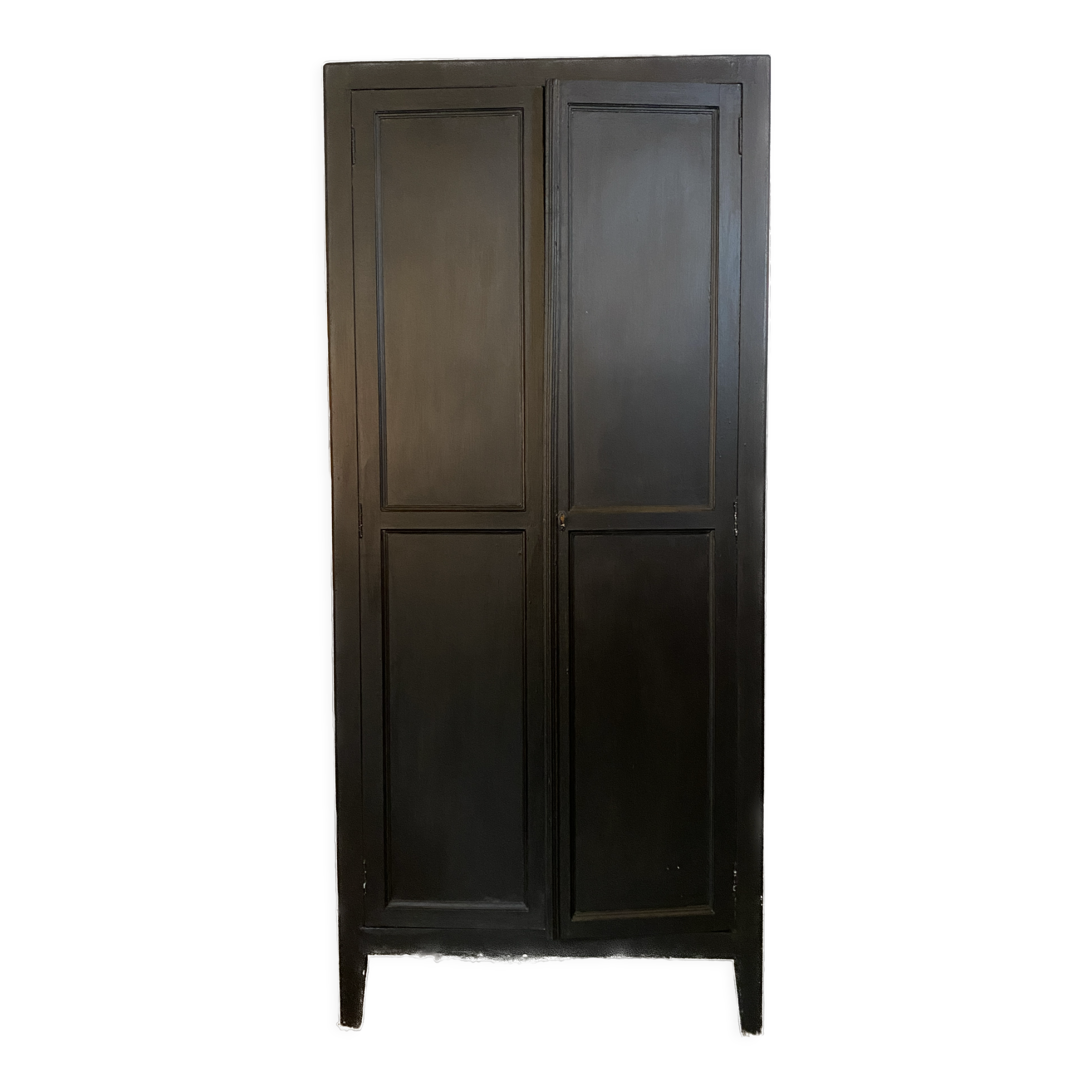 Armoire parisienne vintage noire