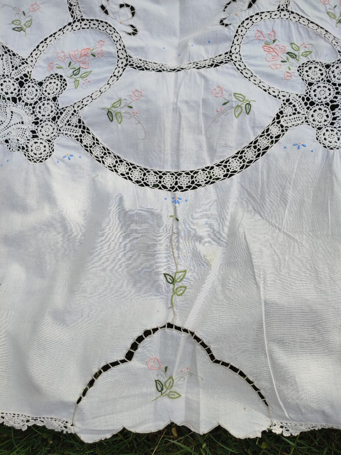 Embroidered tablecloth