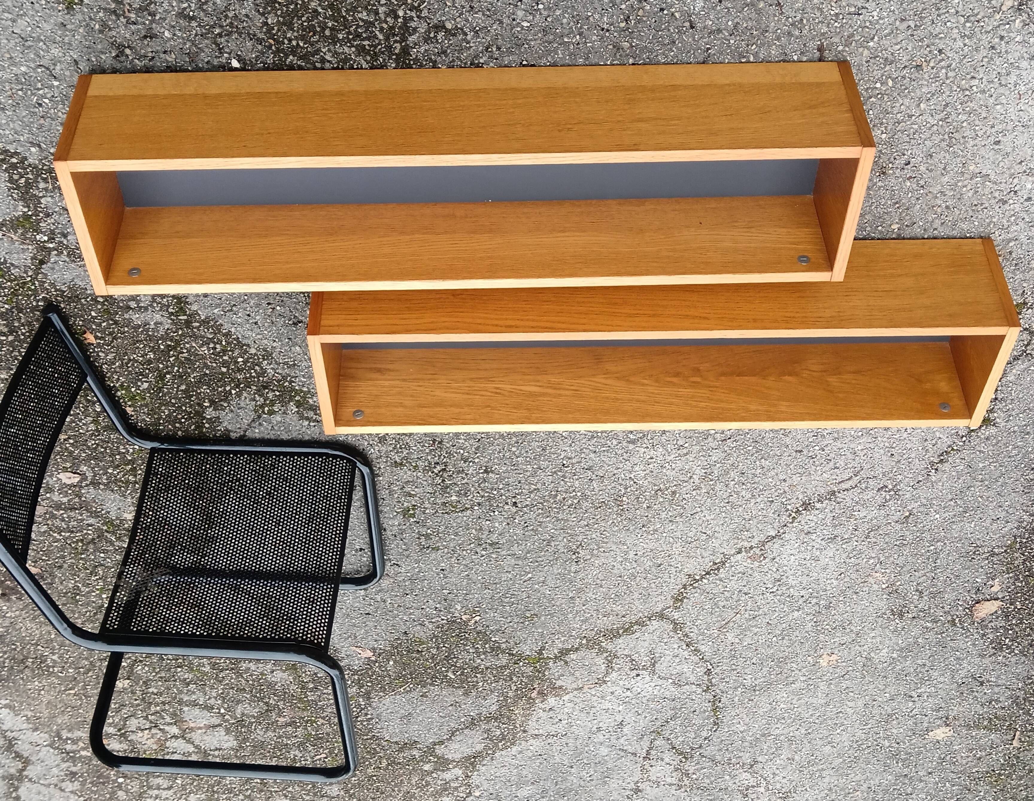 Ikea Bravad shelves 1980 made in Croatia, set of 2