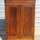 Large Louis Philippe wardrobe in solid walnut