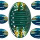 Asparagus set signed Betettabarnoin Vallauris, 60s-70s