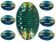 Asparagus set signed Betettabarnoin Vallauris, 60s-70s