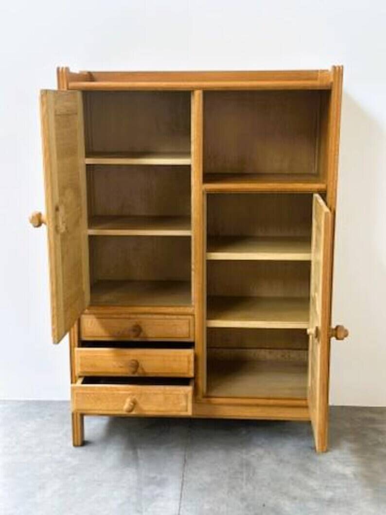 Guillerme & Chambron Oak Furniture for Your Home, France, 1960s