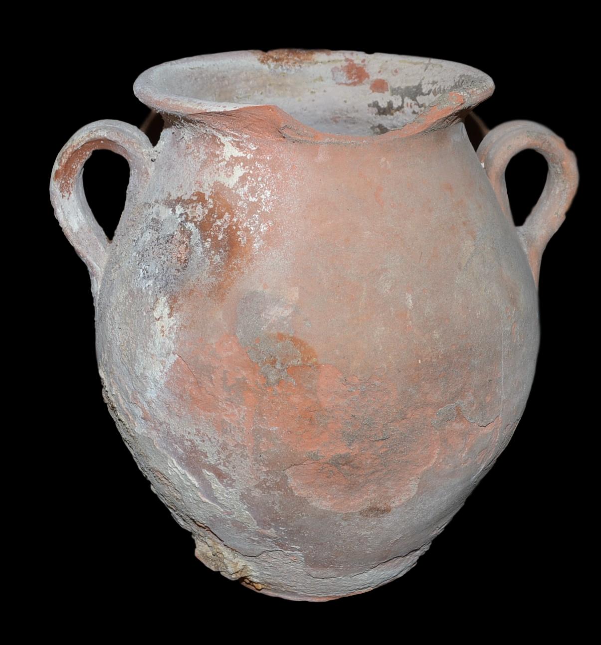 Terracotta salt pot
