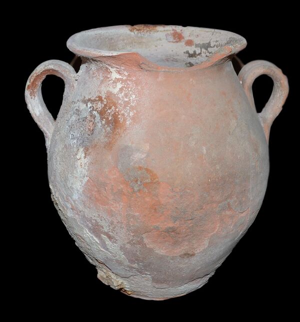 Pot à sel en terre cuite de Provence d'époque XVIII ème