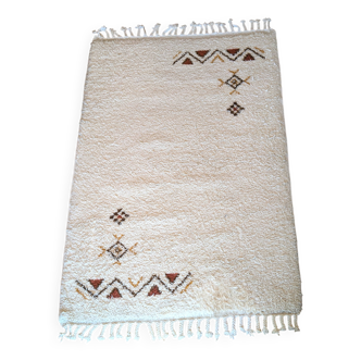 Antique hand-woven Beni Ouarain rug 180 x 125 cm
