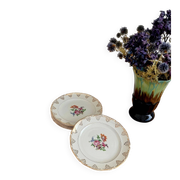 Set of 6 flat plates Saint Amand Céranord model Eve