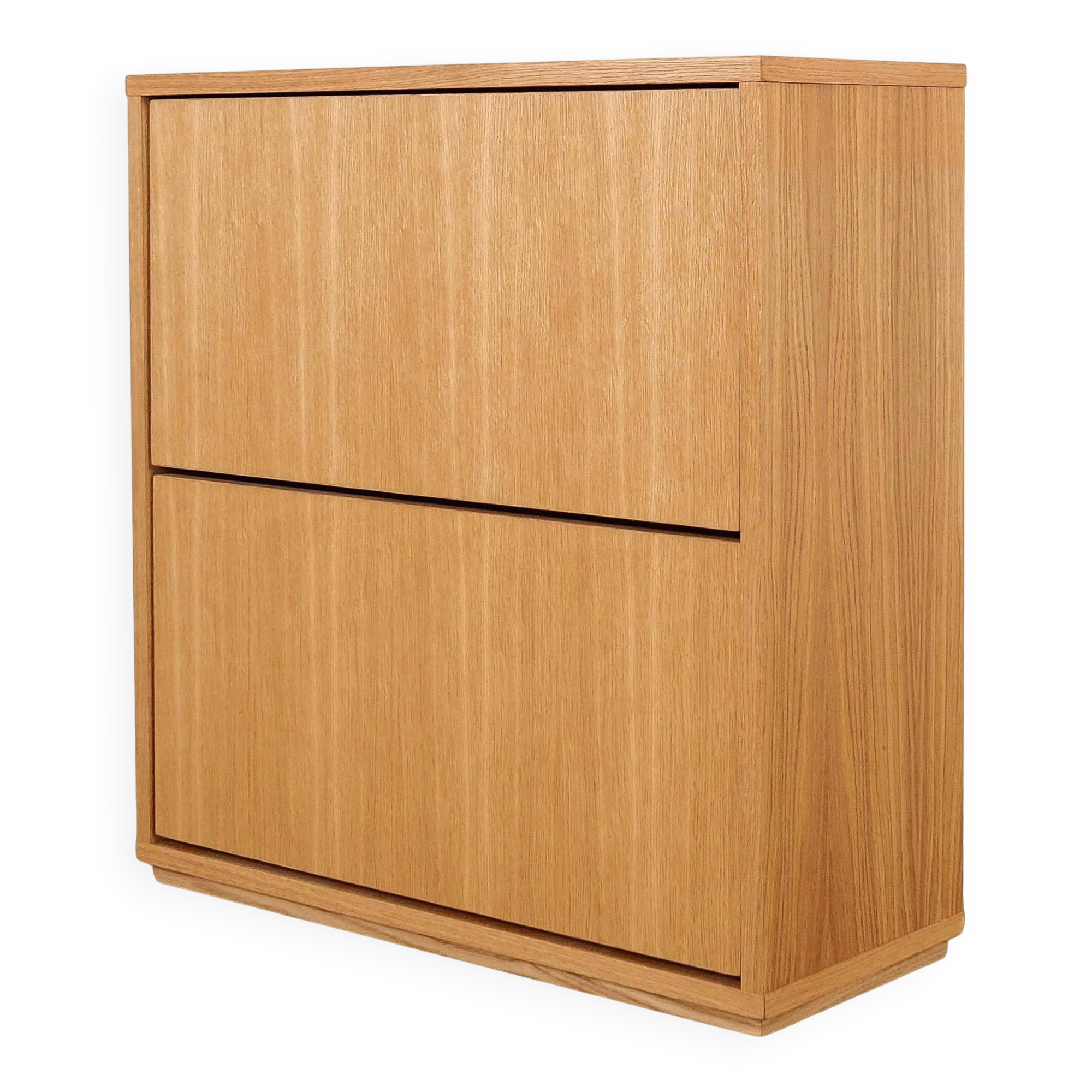 Oak shoe cabinet, Scandinavian design