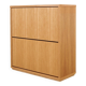 Oak shoe cabinet, Scandinavian design