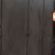 Industrial cabinet 4 doors in metal 1950