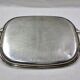 Silver metal handle tray