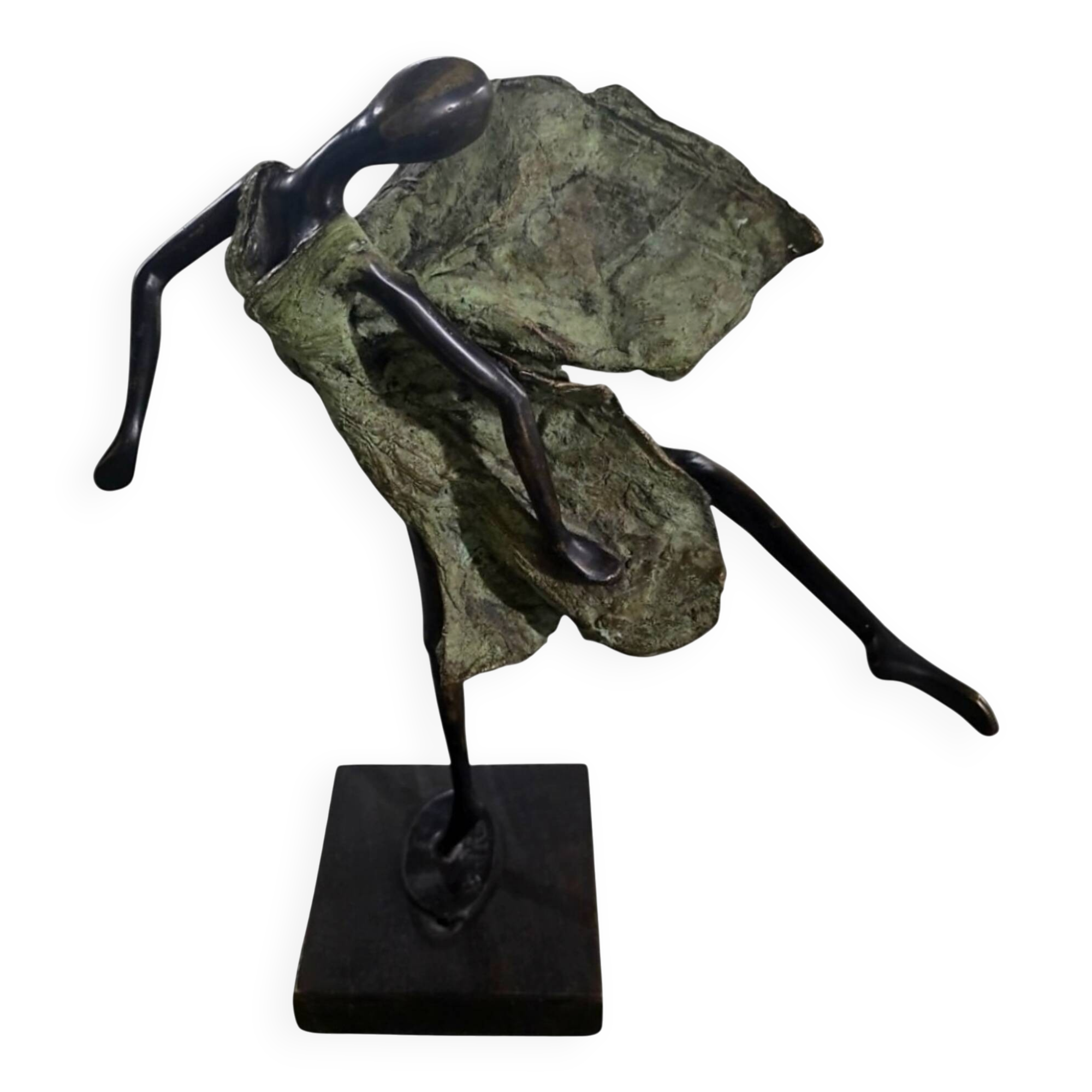 Bronze sculpture unique piece "Intimate Butterfly" — Wallys (2013)