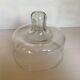 Cheese platter cheese bell year 70 wood and glass