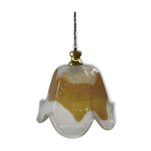 Vintage amber glass suspension/lustre Mazega