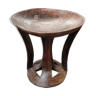 Round wooden stool