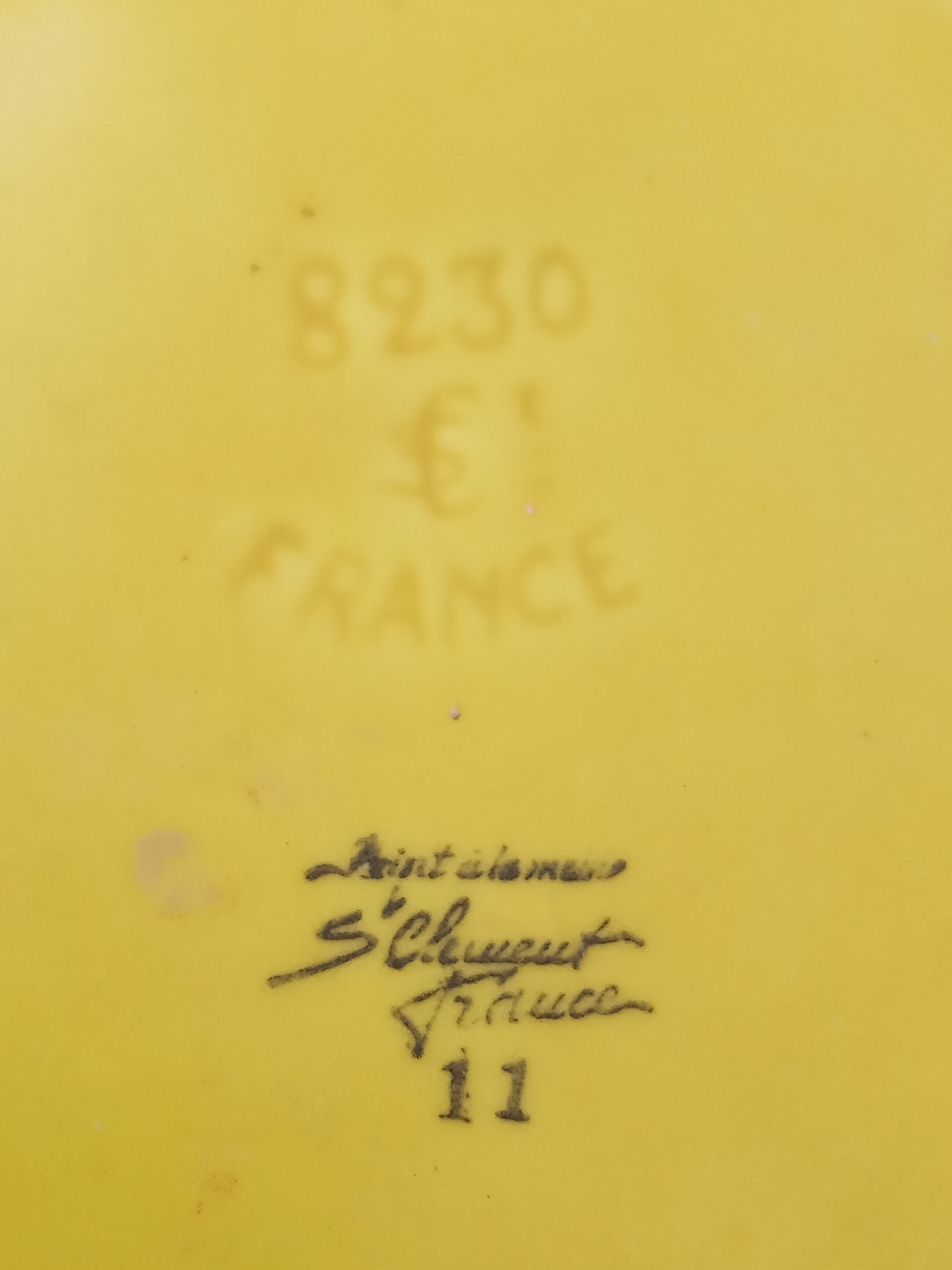 Ceramic plate of saint clement 50s