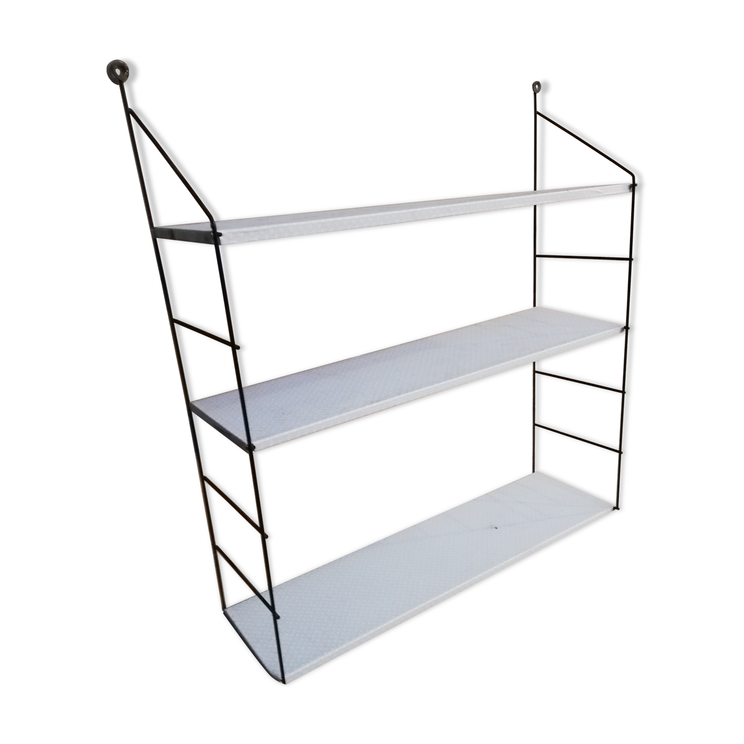 Metal wall shelf