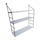 Metal wall shelf