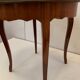 Round pedestal table Louis XV style veneer of rosewood XX century