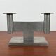 Minimalist chandelier model 551 in German tin by Karl Raichle for Meersburg, 1930s, set of 2.