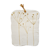 Plant footprint in anemone plaster from Japan