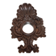 Miroir en bois sculpté Espagne années 1940 44x65cm