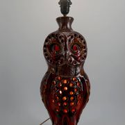 Important "Owl" lamp in ceramic – Walter Gerhards
