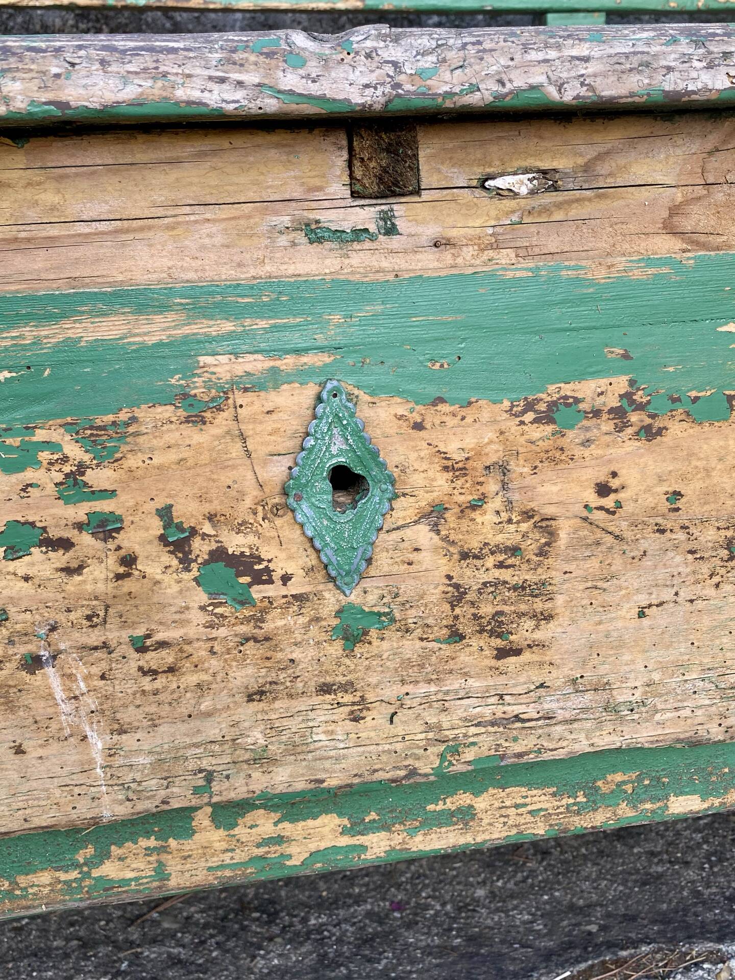 Wooden bench