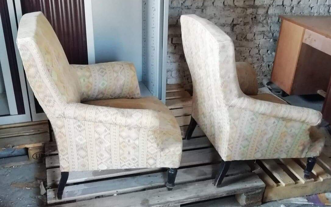 Pair of Napoleon lll armchairs