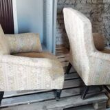 Pair of Napoleon lll armchairs