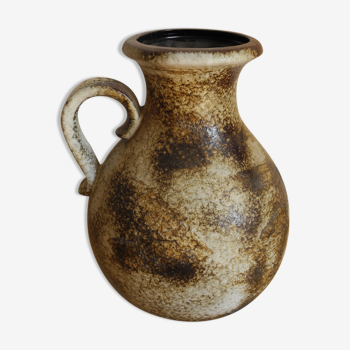 Vase vintage Scheurich Keramik W.Germany 38cm déco rétro kitsch shabby chic