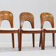 Vintage Danish dining chairs by Niels Koefoed solid teak, set of 10